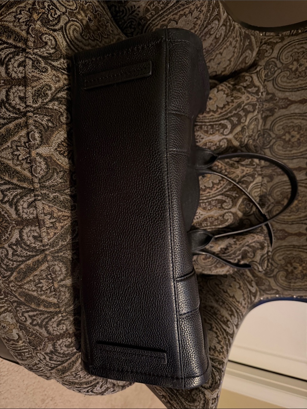 Marc Jacobs Black Pebbled Leather The Tote Bag - Picture 4 of 8